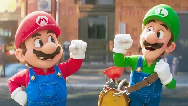 Mario and Luigi in 'The Super Mario Bros. Movie.'