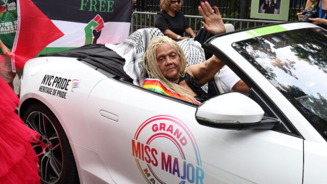 Miss Major Griffin-Gracy attends the 2024 NYC Pride March on June 30, 2024 in New York City.