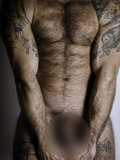 Close-up intimate shots of the male body by Ahmad Naser