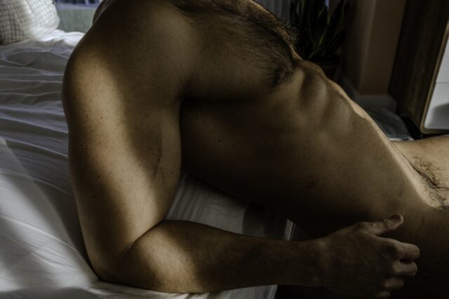 Close-up intimate shots of the male body by Ahmad Naser