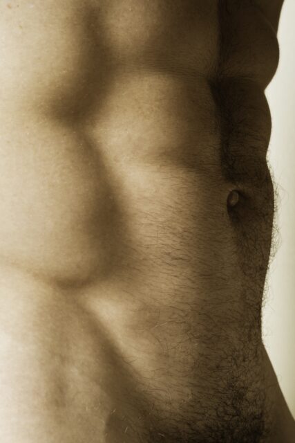 Close-up intimate shots of the male body by Ahmad Naser