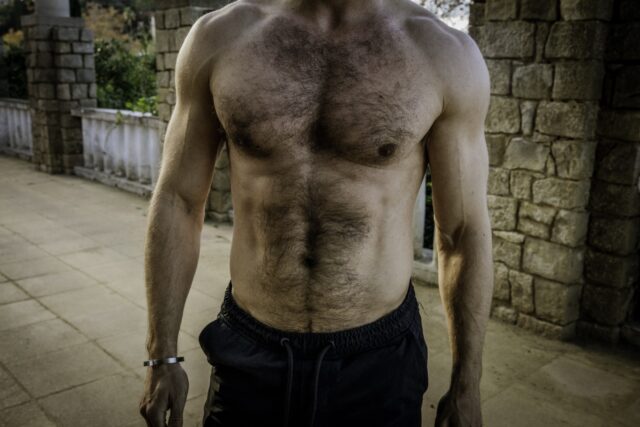 Close-up intimate shots of the male body by Ahmad Naser