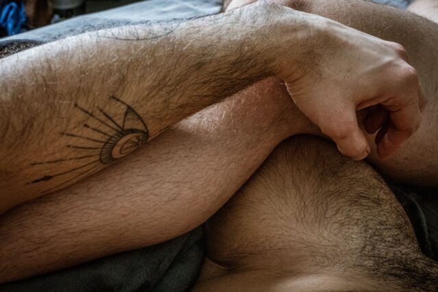 Close-up intimate shots of the male body by Ahmad Naser