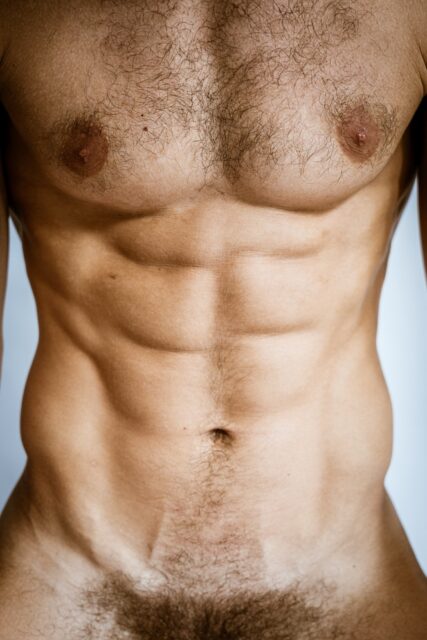 Close-up intimate shots of the male body by Ahmad Naser