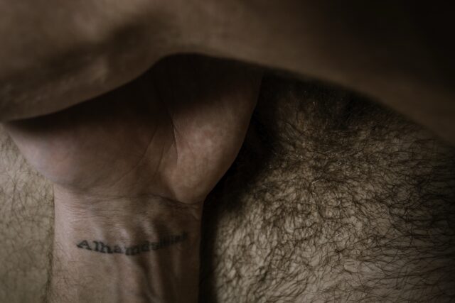 Close-up intimate shots of the male body by Ahmad Naser