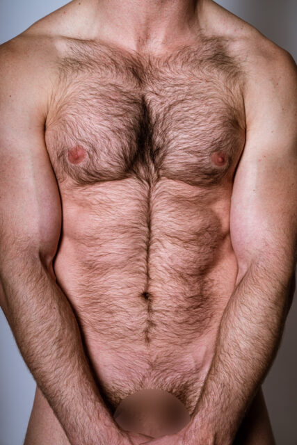 Close-up intimate shots of the male body by Ahmad Naser