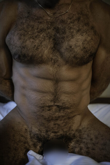 Close-up intimate shots of the male body by Ahmad Naser