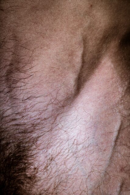 Close-up intimate shots of the male body by Ahmad Naser