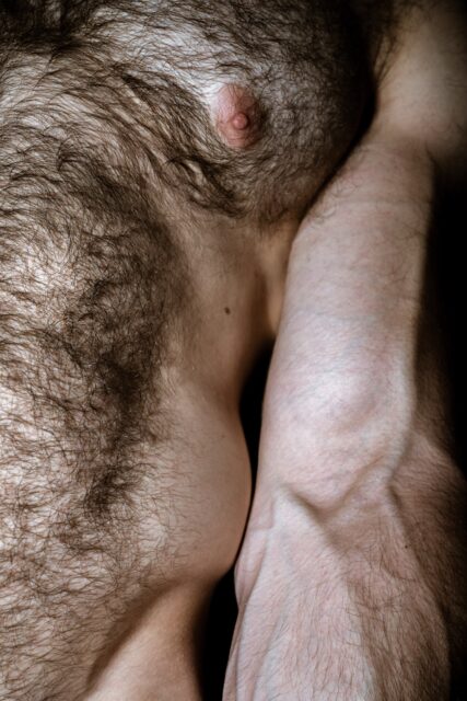 Close-up intimate shots of the male body by Ahmad Naser