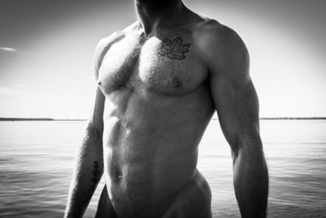 Close-up intimate shots of the male body by Ahmad Naser