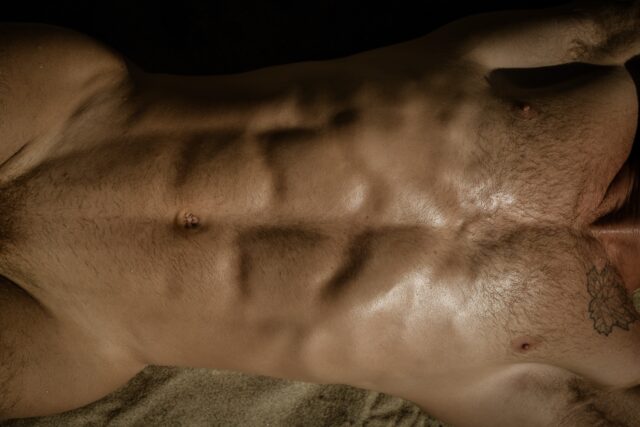 Close-up intimate shots of the male body by Ahmad Naser