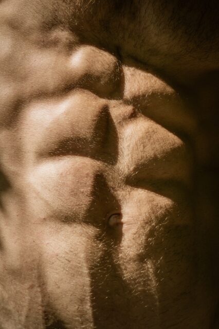 Close-up intimate shots of the male body by Ahmad Naser