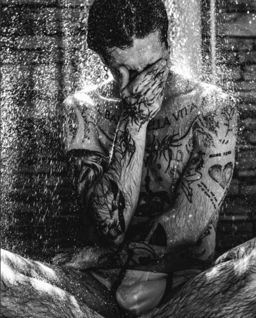 Damiano David stuns in a steamy Damon Baker photoshoot, showing off tattoos, curves, and rock-star energy while his solo career rises.