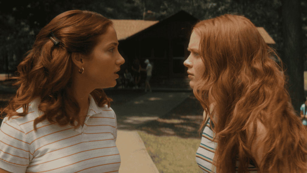 FEAR STREET PART 2: 1978 - (L-R) EMILY RUDD as CINDY and SADIE SINK as ZIGGY. Cr: Netflix © 2021