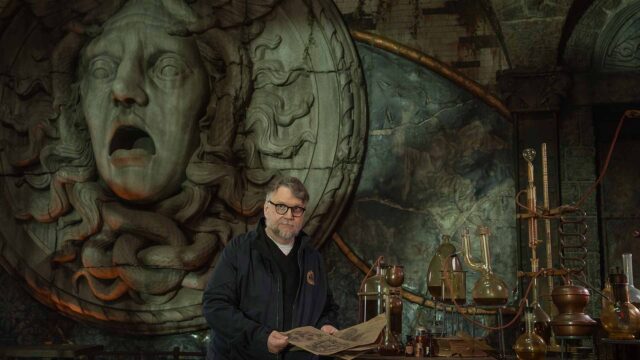 FRANKENSTEIN. Writer/Director/Producer Guillermo del Toro on the set of Frankenstein. Cr. John Wilson/Netflix © 2025.