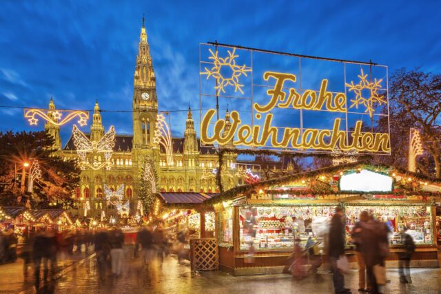 Vienna at Christmas time