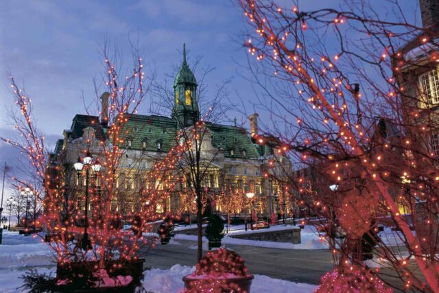Montreal during Christmas