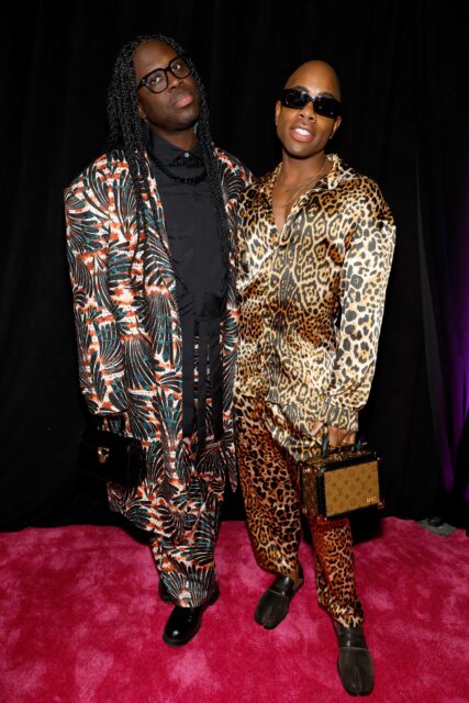 Monet X Change and Bob the Drag Queen on the red carpet at the TikTok Awards