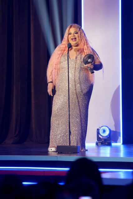 Jools Lebron presenting at the 2025 TikTok Awards.