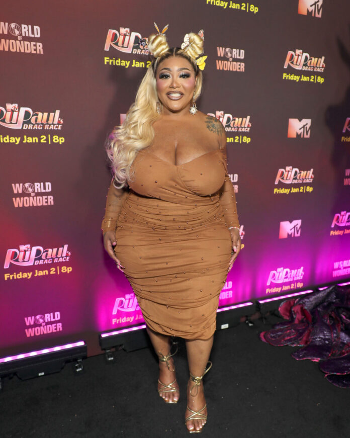 TS Madison attends RuPaul's Drag Race S18 Premiere Event at Aqua New York on December 09, 2025 in New York City. Photo: Santiago Felipe/Getty Images for MTV