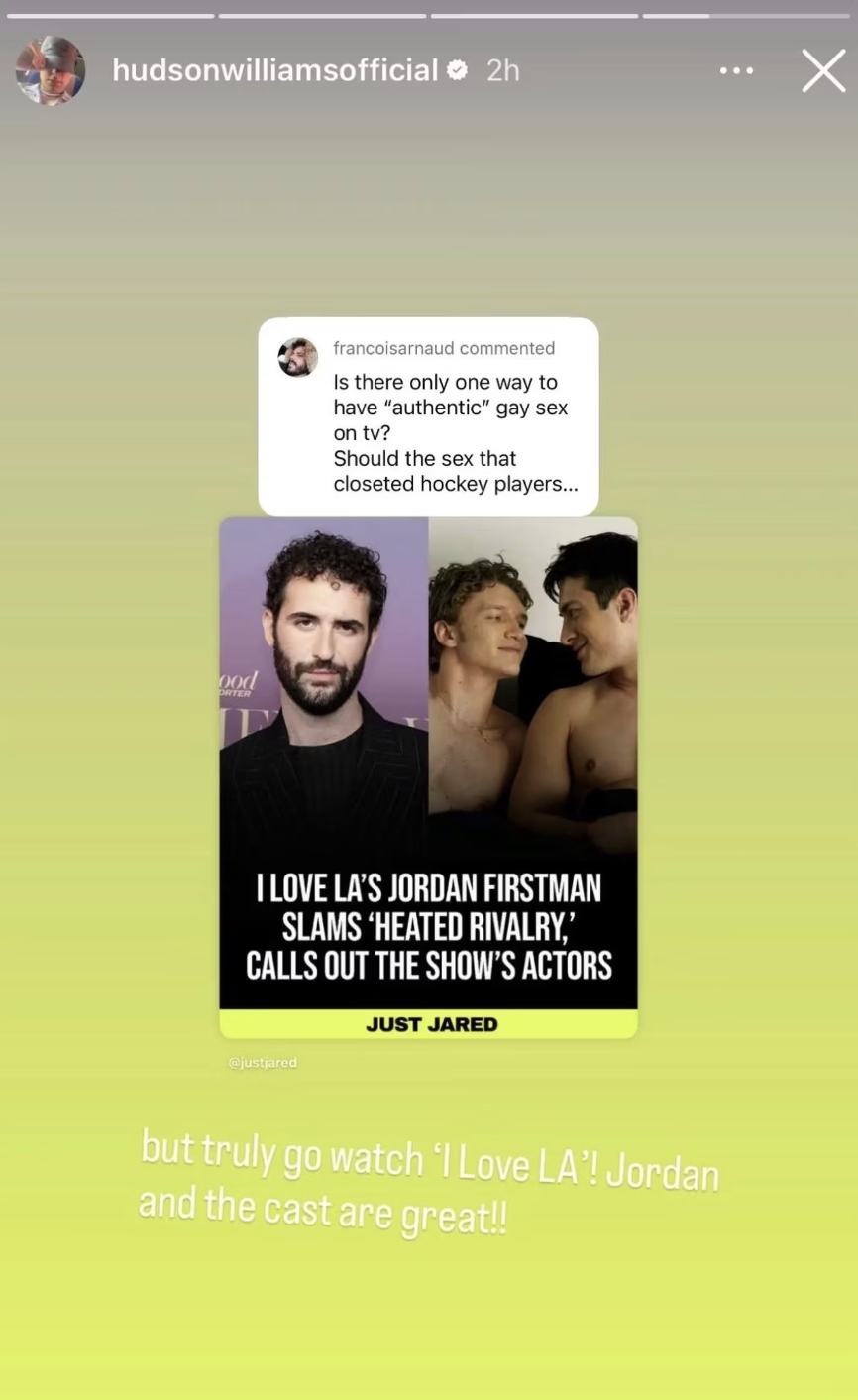 Photo: Instagram (@hudsonwilliamsofficial)