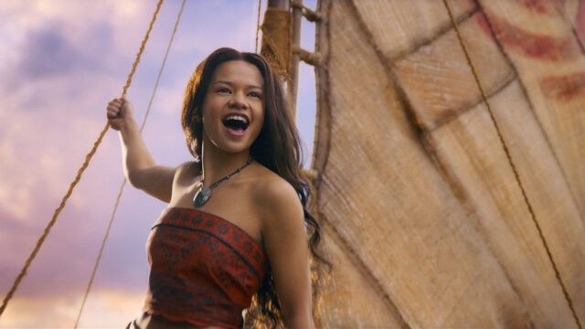 Catherina Laga'aia as Moana in Disney's live-action MOANA. Photo courtesy of Disney. © 2025 Disney Enterprises, Inc. All Rights Reserved.