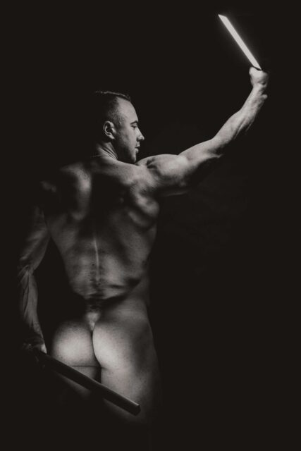 Photographer Connor Clayton captures statuesque male nudes with contrast, intention, and intimacy, reshaping how masculinity is seen in art.