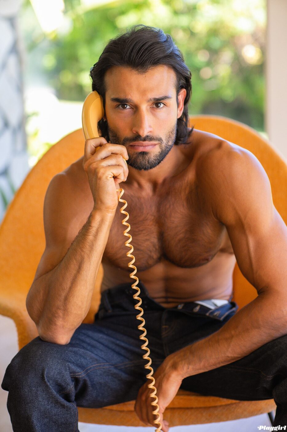 Sam Asghari for Playgirl. Photo: Playgirl / Katie Levine