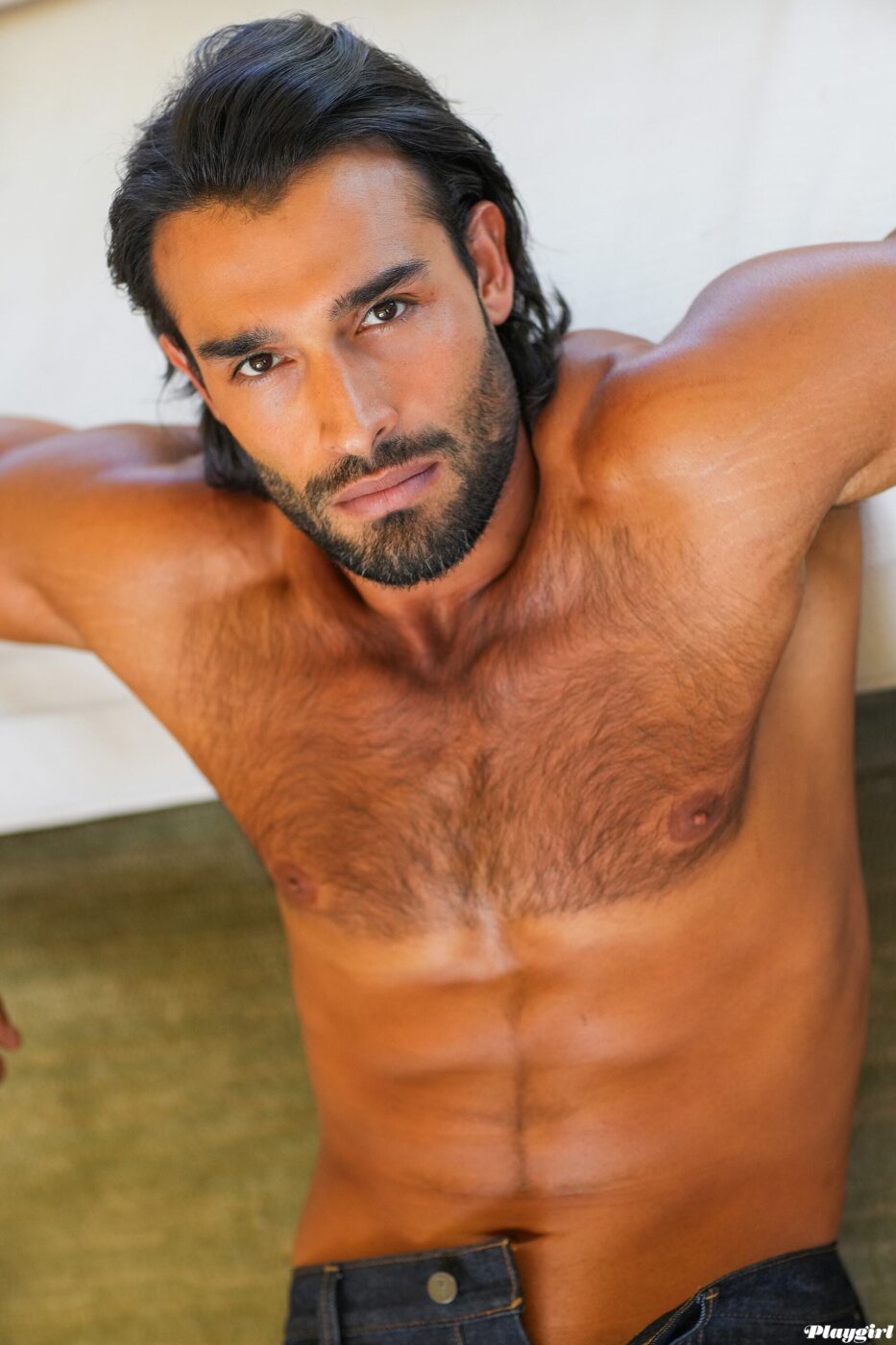 Sam Asghari for Playgirl. Photo: Playgirl / Katie Levine