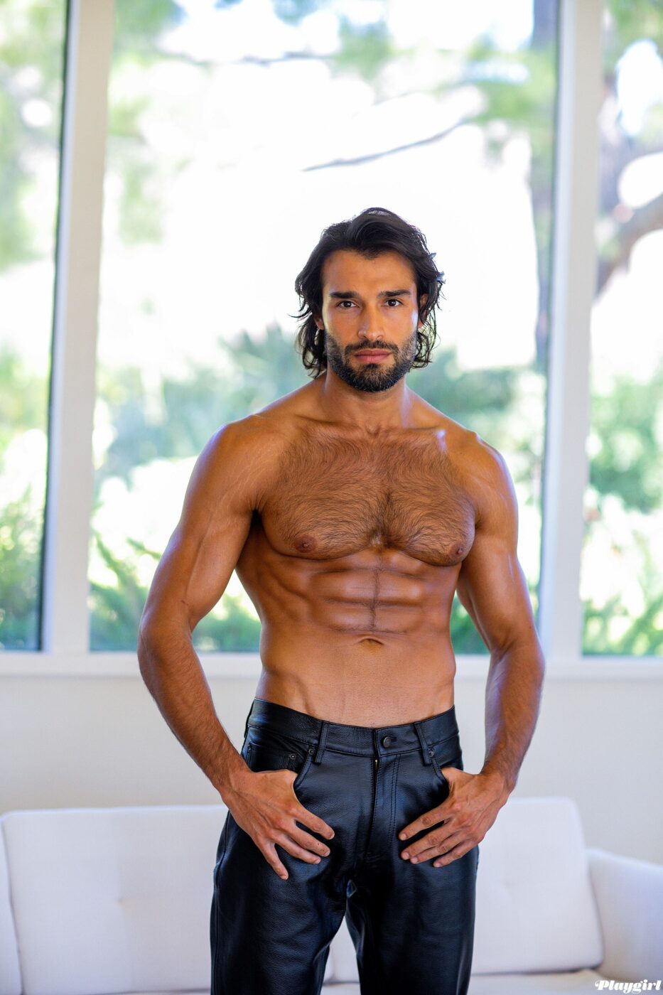 Sam Asghari for Playgirl. Photo: Playgirl / Katie Levine