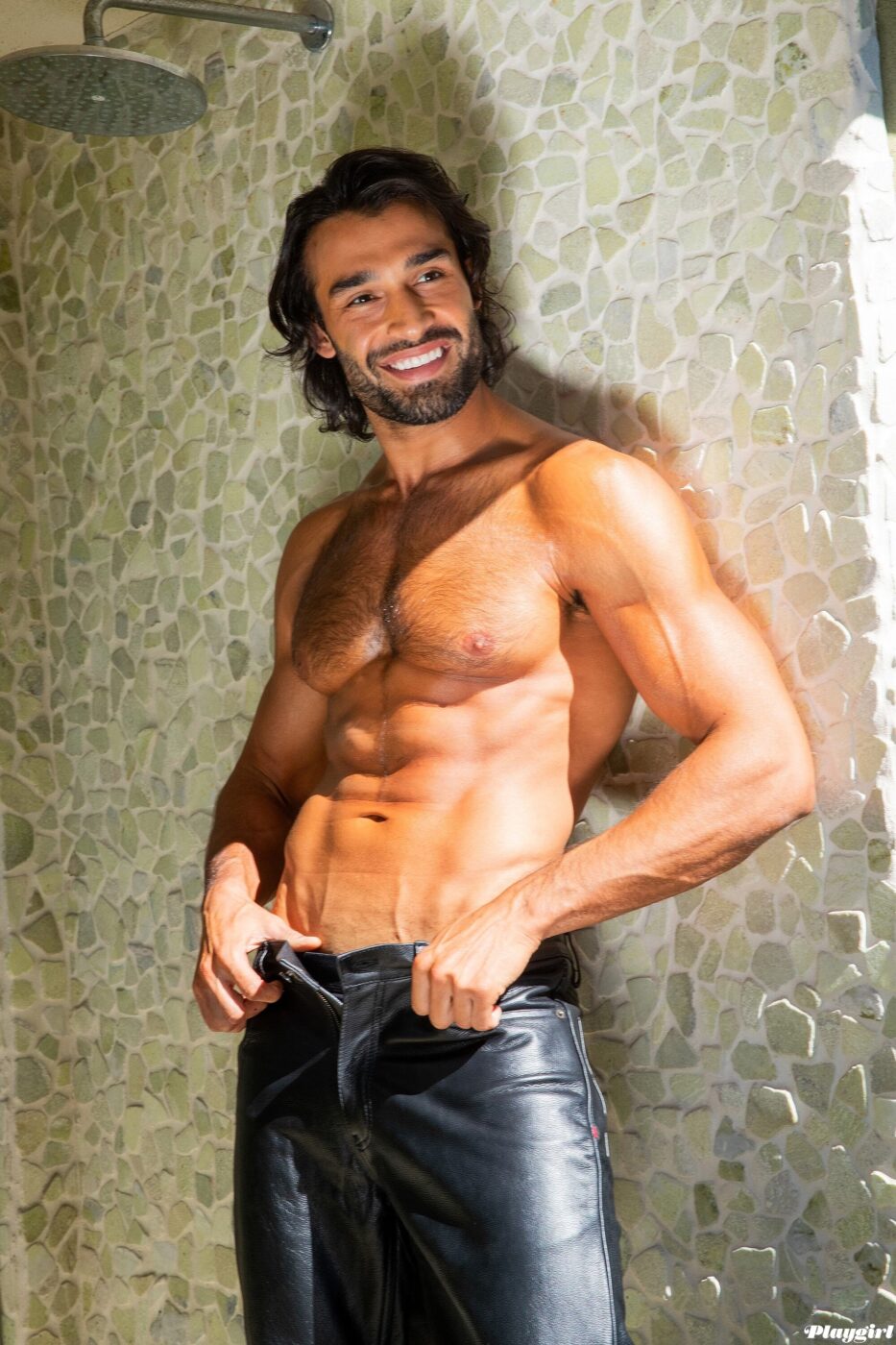 Sam Asghari for Playgirl. Photo: Playgirl / Katie Levine