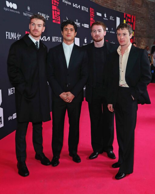 LONDON, ENGLAND - NOVEMBER 30: Will Poulter, Charles Melton, Kit Connor and Joseph Quinn attend The 28th British Independent Film Awards at The Roundhouse on November 30, 2025 in London, England. (Photo by Kate Green/Getty Images)