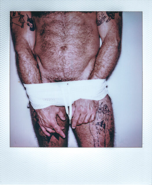 Intimate gay Polaroids taken by Ahmad Naser