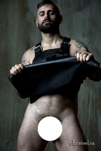 The male form captured by photographer Chris Teel