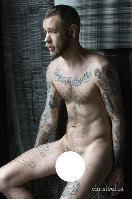 The male form captured by photographer Chris Teel