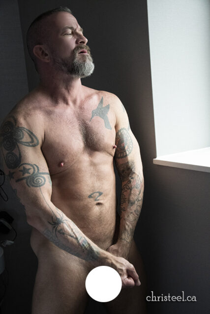 The male form captured by photographer Chris Teel