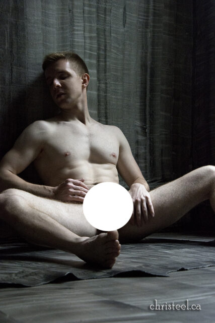 The male form captured by photographer Chris Teel