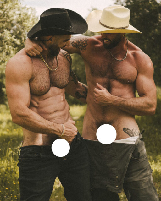 Risqué Portraits of men by Erick Monterrosa