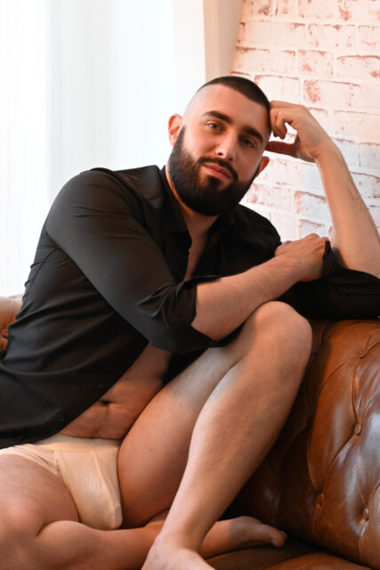 Filmmaker and Egyptologist Curtis Woodside opens up about body confidence, vulnerability, and reclaiming self-expression through a nude shoot in Milan.