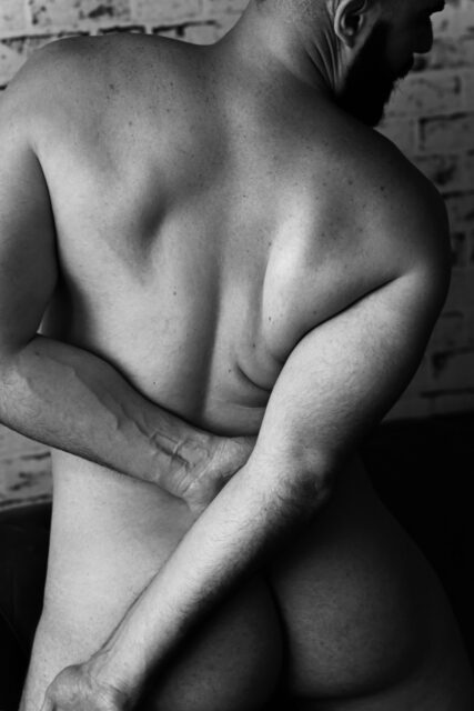 Filmmaker and Egyptologist Curtis Woodside opens up about body confidence, vulnerability, and reclaiming self-expression through a nude shoot in Milan.