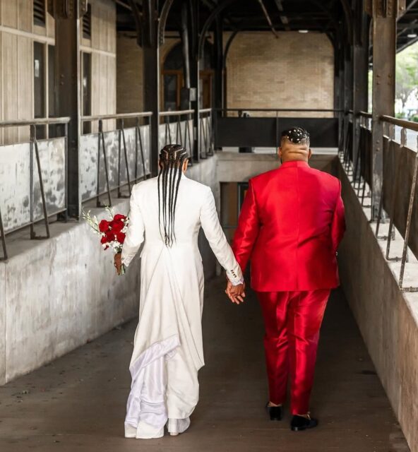 Jordan Taylor Capers (left) and Chad Capers (right). (Photo by LaJoy Photography)
