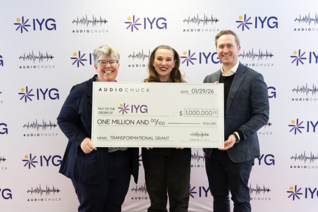 Audiochuck, founded by Crime Junkie host Ashley Flowers, donates $1M to IYG to expand LGBTQ+ youth services across Indiana.