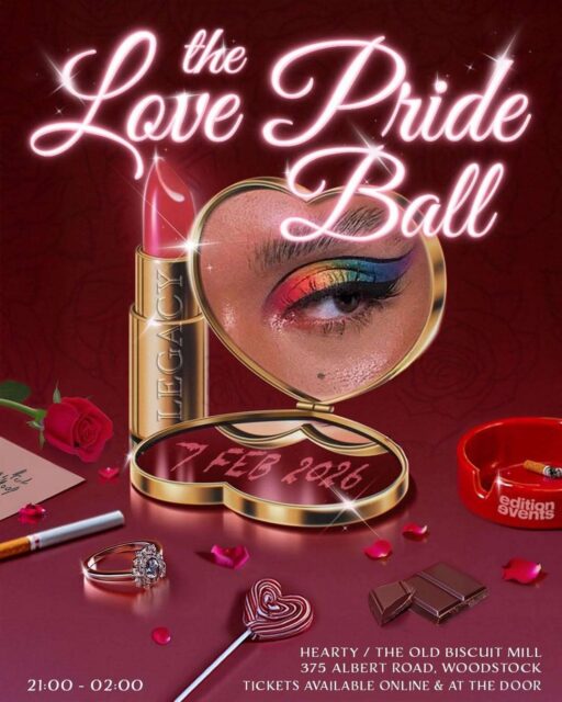 LEGACY returns to Cape Town with the Love Pride Ball, a Ballroom showcase honoring queer history, Houses, and fierce competition at The Old Biscuit Mill. Photo: LEGACY