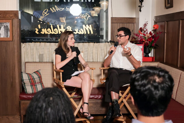 (L-R) Rachel Sennott and Dan Levy attend Big Mistakes La Tastemaker with Dan Levy & Rachel Sennott at Max & Helen's on March 30, 2026 in Los Angeles, California.