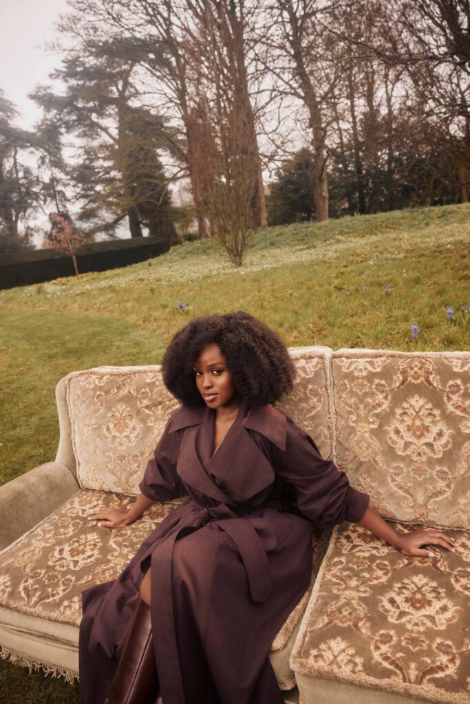 Bridgerton Season 5. Masali Baduza as Michaela Stirling. Photo by Zoe McConnell.