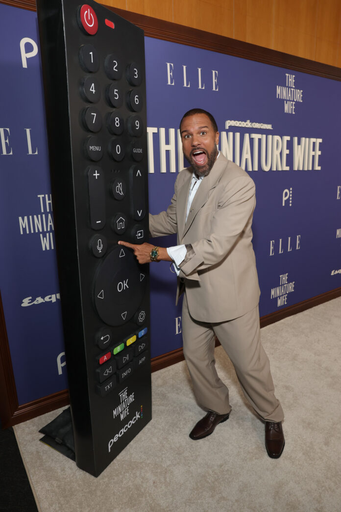 THE MINIATURE WIFE -- Pictured: O-T Fagbenle at the DGA in Los Angeles, CA on April 6, 2026 -- (Photo by: Todd Williamson/Peacock)