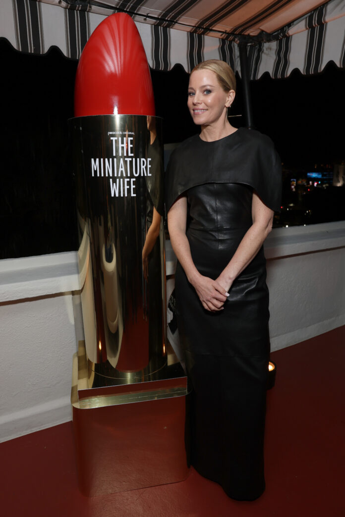 THE MINIATURE WIFE -- Pictured: Elizabeth Banks at Chateau Marmont in Los Angeles, CA on April 6, 2026 -- (Photo by: Todd Williamson/Peacock)