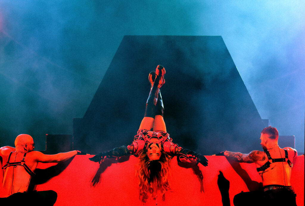INGLEWOOD, CALIFORNIA - MAY 24: Kesha performs onstage during Kesha: The Freedom Tour at The Kia Forum on May 24, 2026 in Inglewood, California. (Photo by Emma McIntyre/Getty Images for Live Nation)
