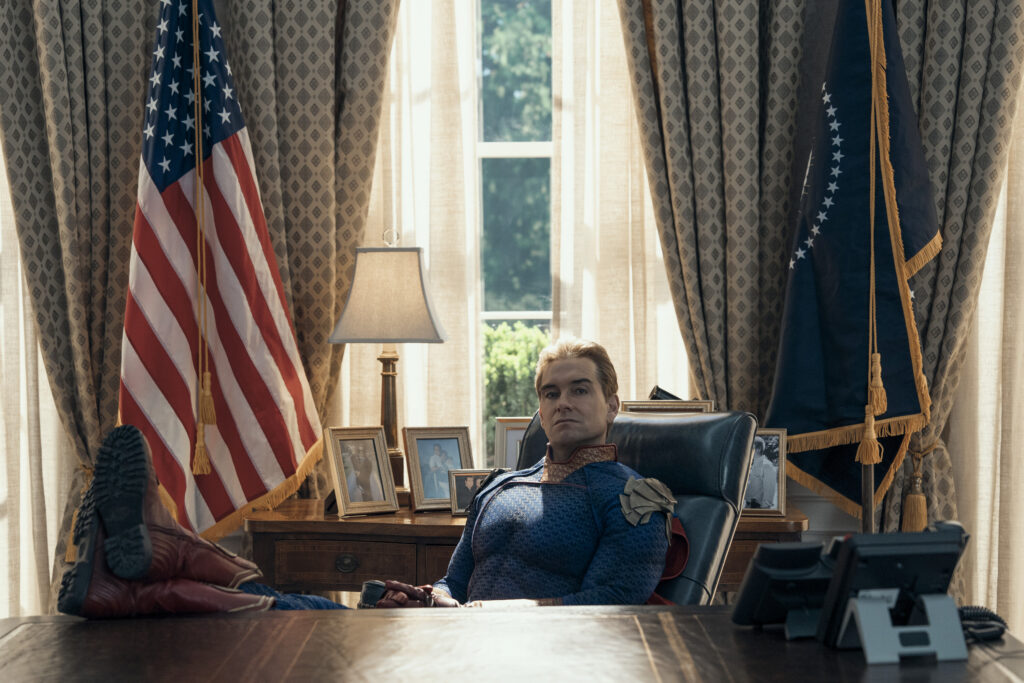 Antony Starr (Homelander) Credit: Jasper Savage/Prime