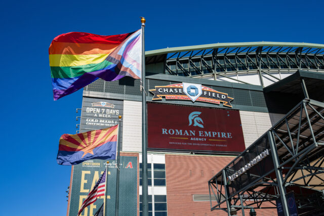 PHOENIX, AZ — JUNE 27: Mariners vs. D-backs at Chase Field on June 27, 2025 in Phoenix, Arizona.